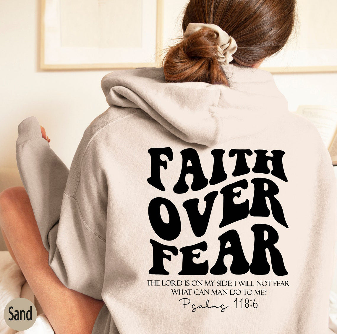 Faith Over Fear Sweatshirt Hoodi